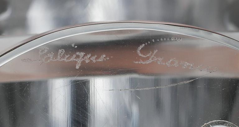 FIGUR, glas, Lalique, 1900-talets andra hälft.