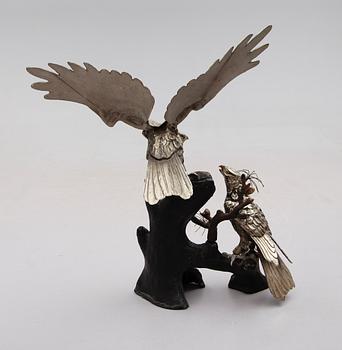 SKULPTUR, metall, 1900-/2000-tal.