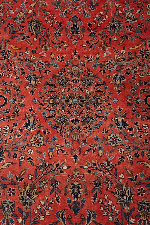 A rug, a semi-antique Keshan, so called Dabir, ca 196 x 126 cm.