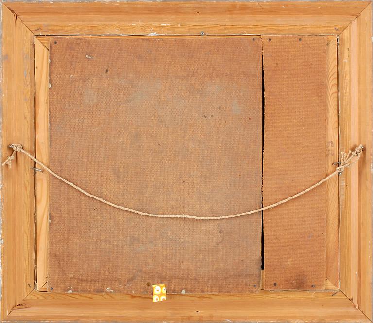 ERIK HAAMER, olja på duk, signerad.