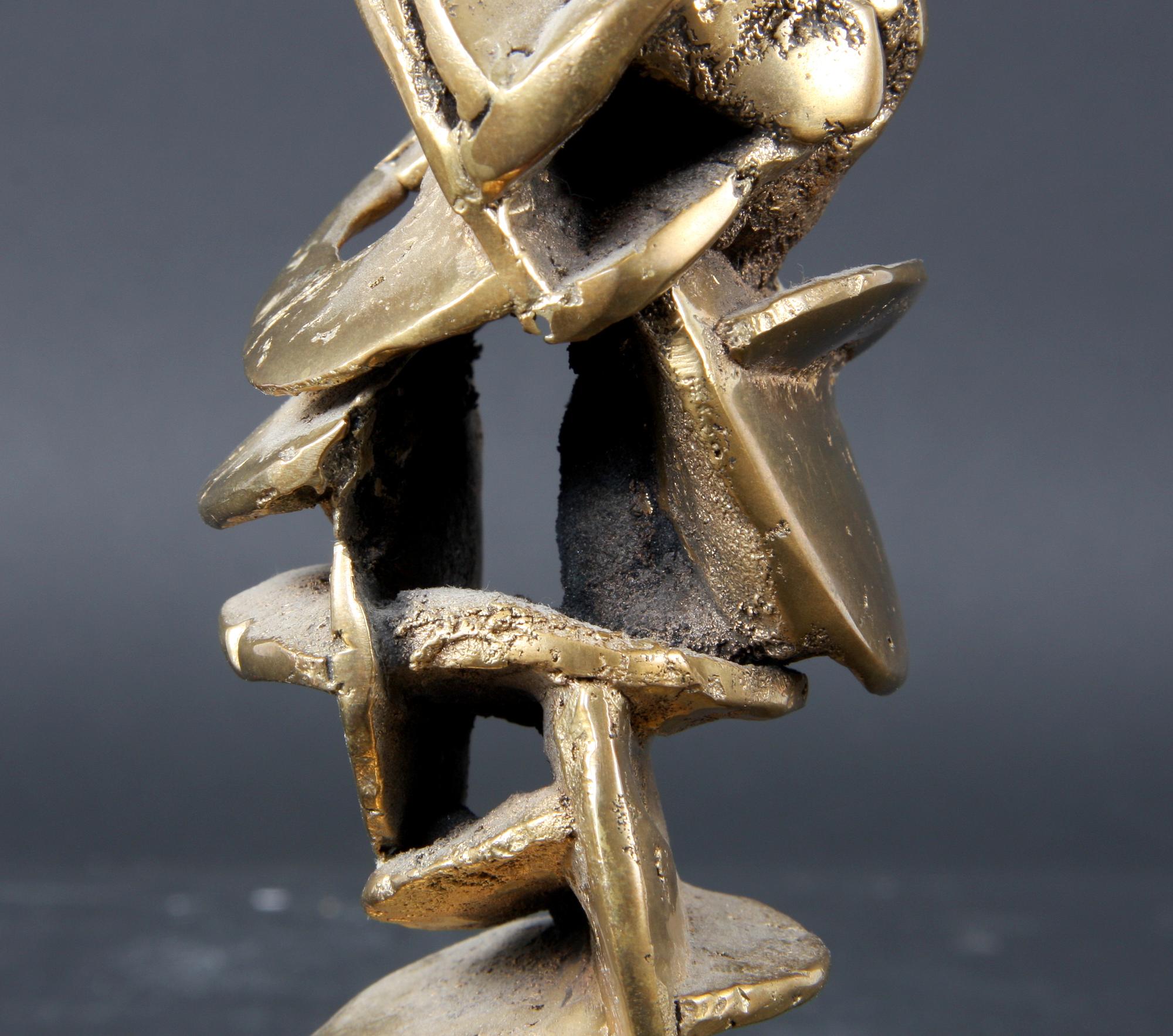OKÄND KONSTNÄR. Skulptur, brons, bär sign.