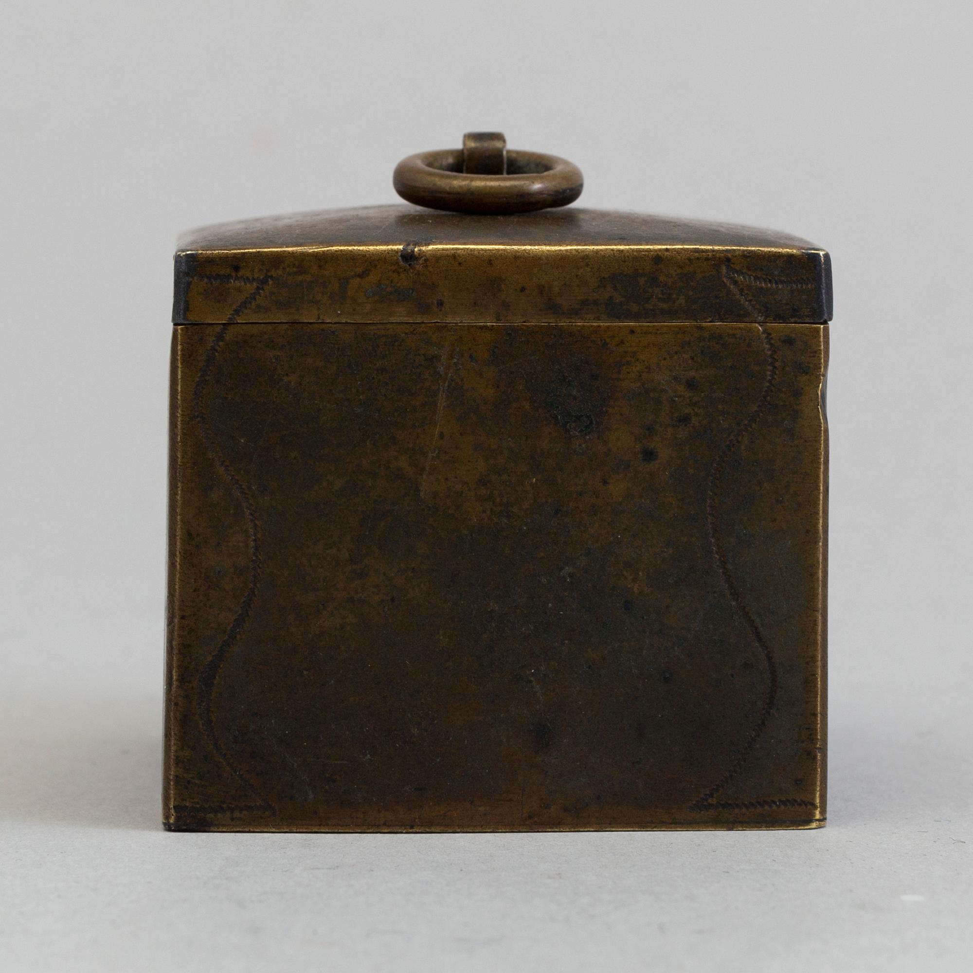 SANDSTRÖARE, mässing, 1700-tal.