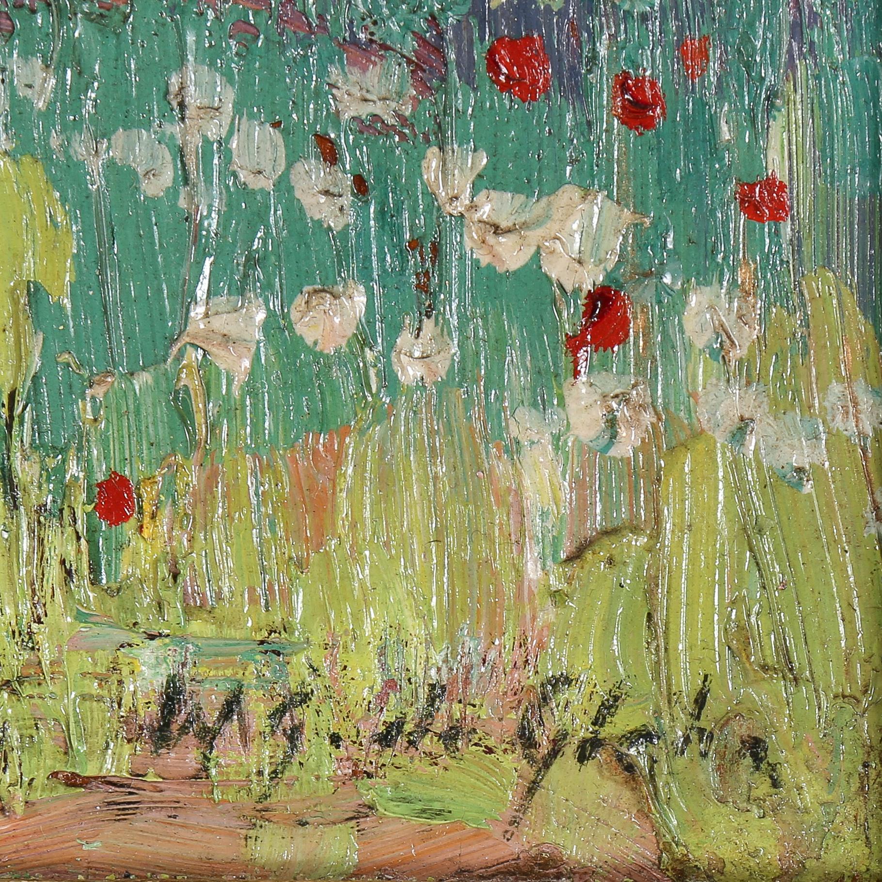 WILFRED GABRIEL DE GLEHN, tillskriven, olja på pannå, sign. Dat a tergo 1926.