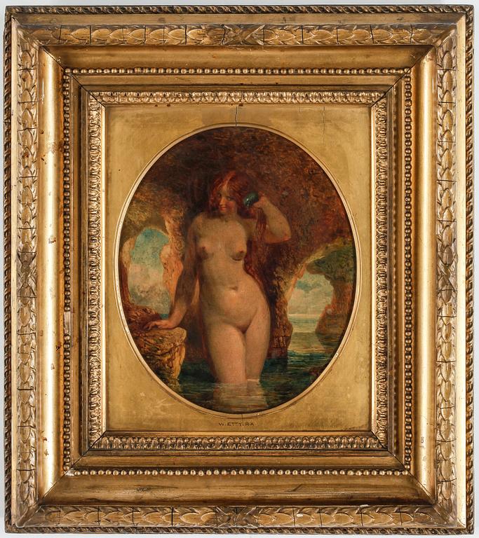 WILLIAM ETTY, olja på pannå, signerad, 1800-talets första hälft.