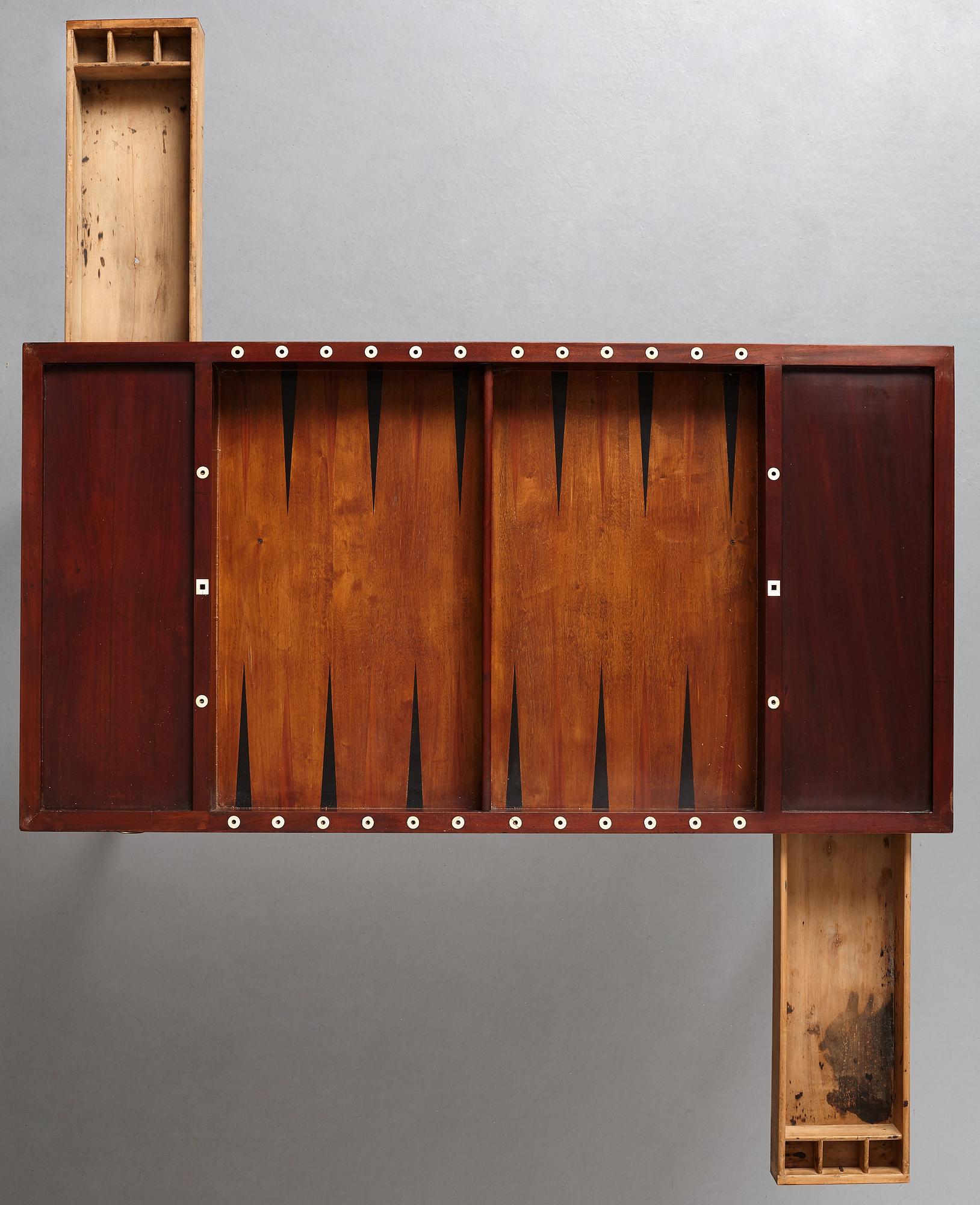 A late Gustavian late 18th century games table.