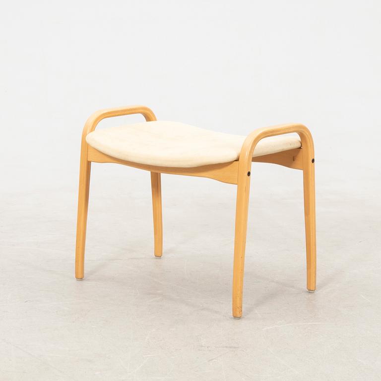 Yngve Ekström, armchair with footstool "Lamino" for Swedese, late 20th century.