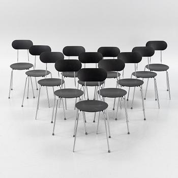 Enzo Mari, a set of twelve 'Mariolina' chairs form Magis, Italy.