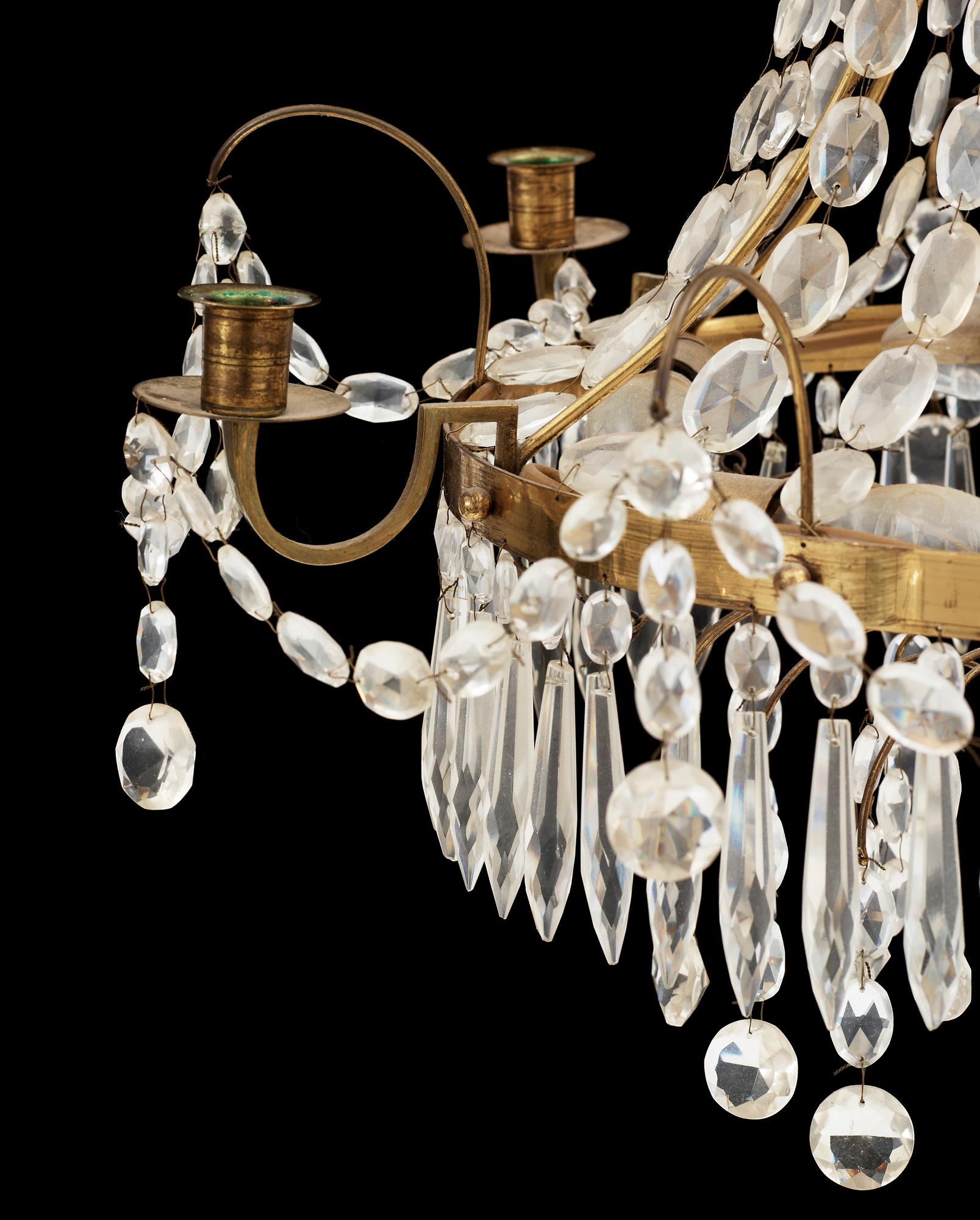 LJUSKRONA, gustaviansk stil, 1900-tal. H ca 90.