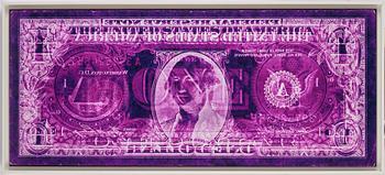 David LaChapelle, "Negative Currency: One Dollar Bill Used as Negative, New York 1990 - 2008".