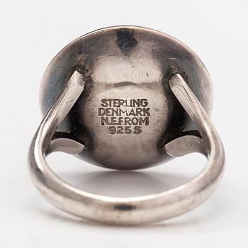 N. E. Form, Armband, ring och örhängen, sterlingsilver. Danmark.