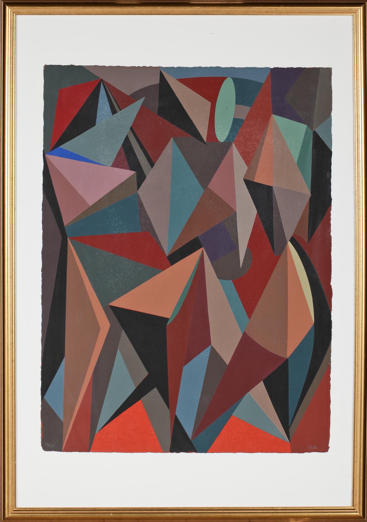 C GÖRAN KARLSSON, färgserigrafi, signerad och numrerad 74/125.