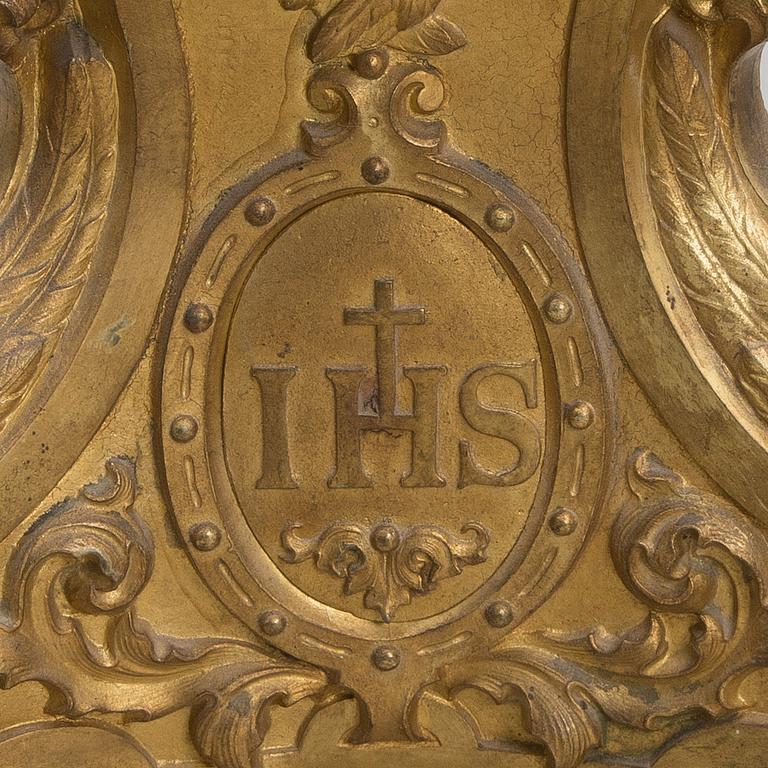 LJUSSTAKAR, ETT PAR, 1800-tal.