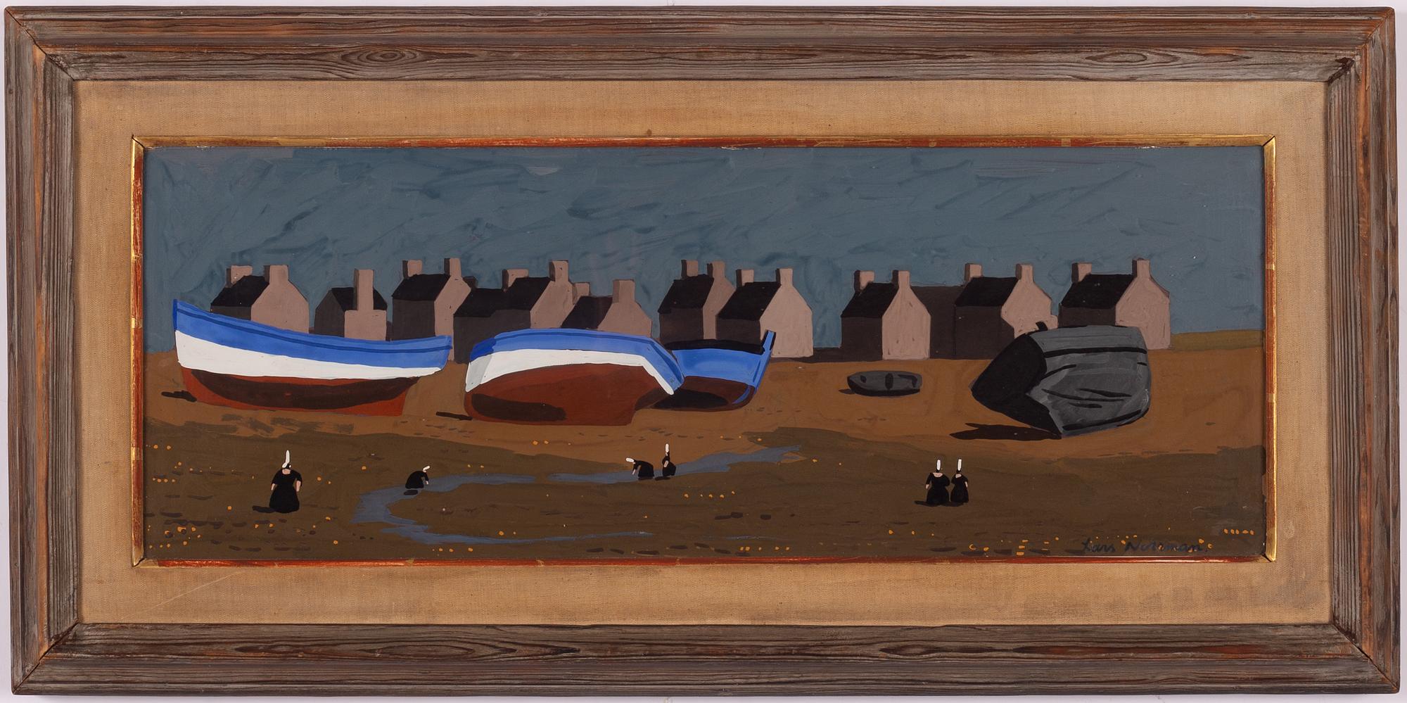 Lars Norrman, "Fiskeby, Bretagne".