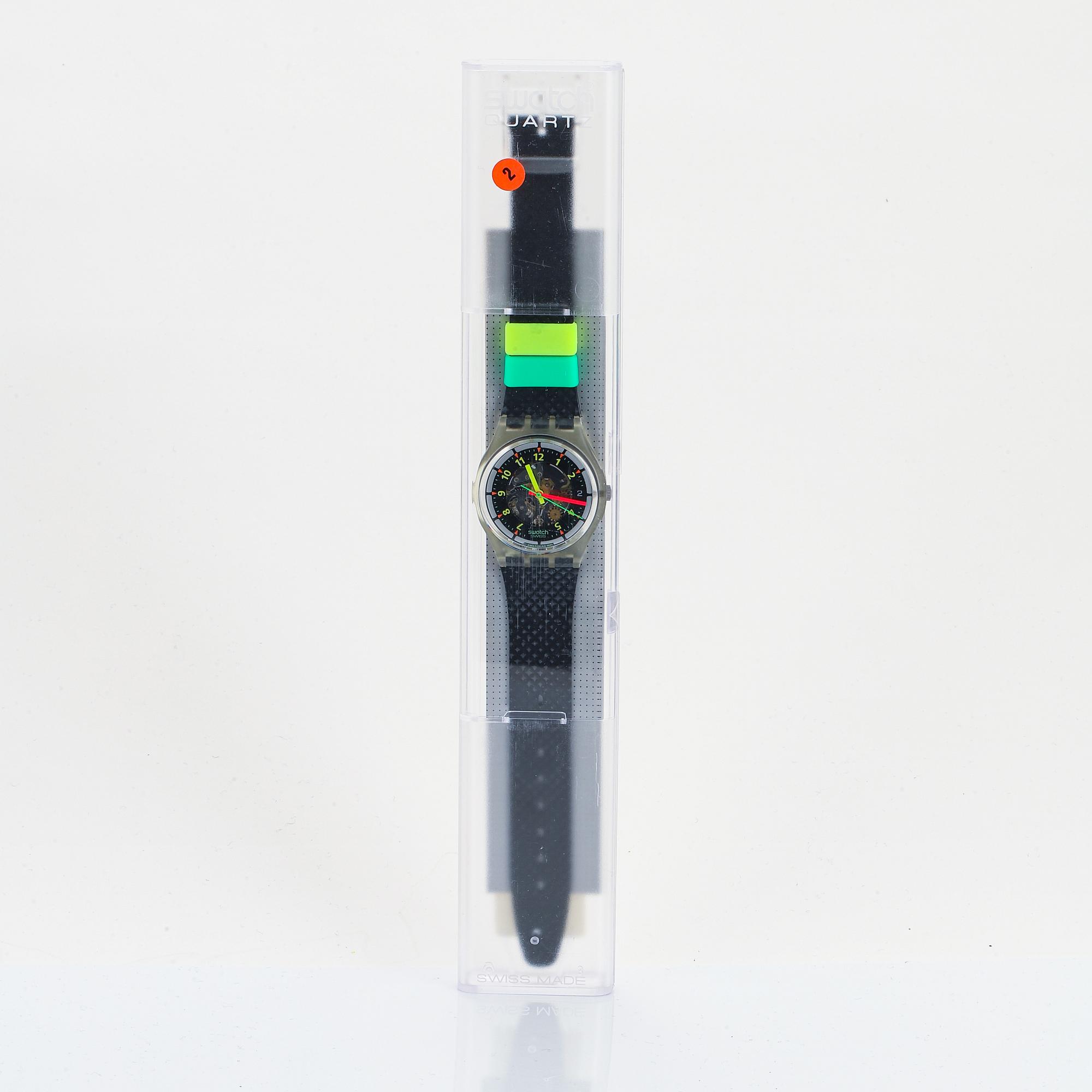 Swatch, Black Line, armbandsur, 34 mm.