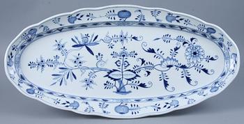 STEKFAT, porslin, Meissen, 1900-tal.