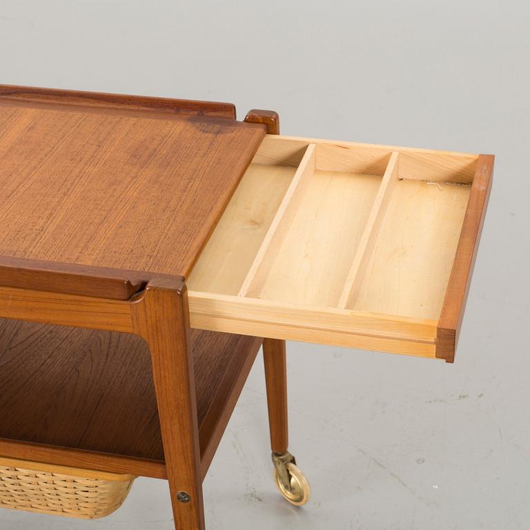 A SERVING TROLLEY BY ERIK GUSTAFSSON BRITTATORP 1950'S.