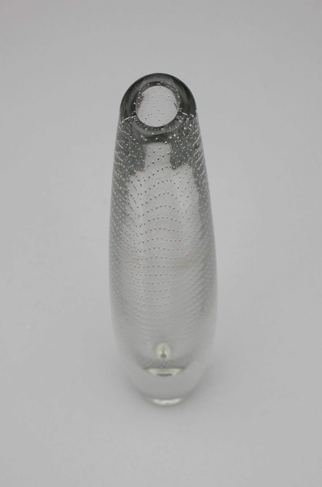 VAS, glas, Gunnel Nyman, Nuutajärvi Notsjö. Sign.