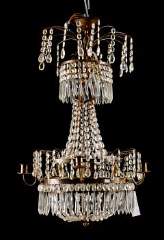 LJUSKRONA, gustaviansk stil, sent 1800-tal. H 76.