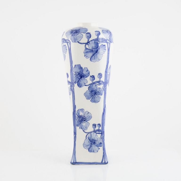 Alf Wallander, an Art Nouveau floor vase, Rörstrand, early 20th Century.