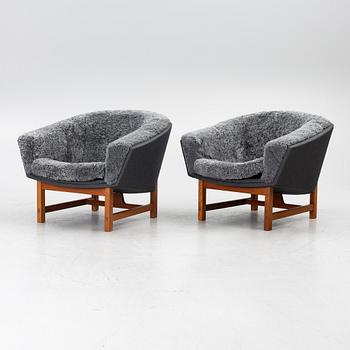 Lennart Bender, fåtöljer, ett par, "Corona", Ulferts, 1900-talets andra hälft.