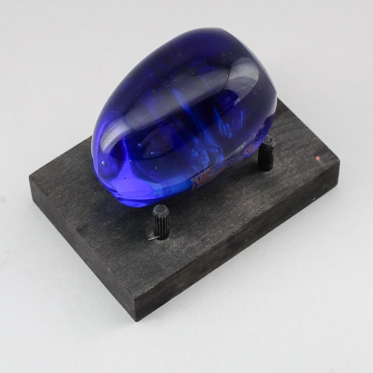 SKULPTUR, glas, Bertil Vallien, Kosta Boda, signerad.