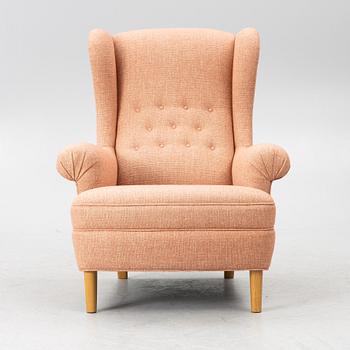 Carl Malmsten, Fåtölj, ”Häggbom”, O.H.Sjögren, Tranås 2021.