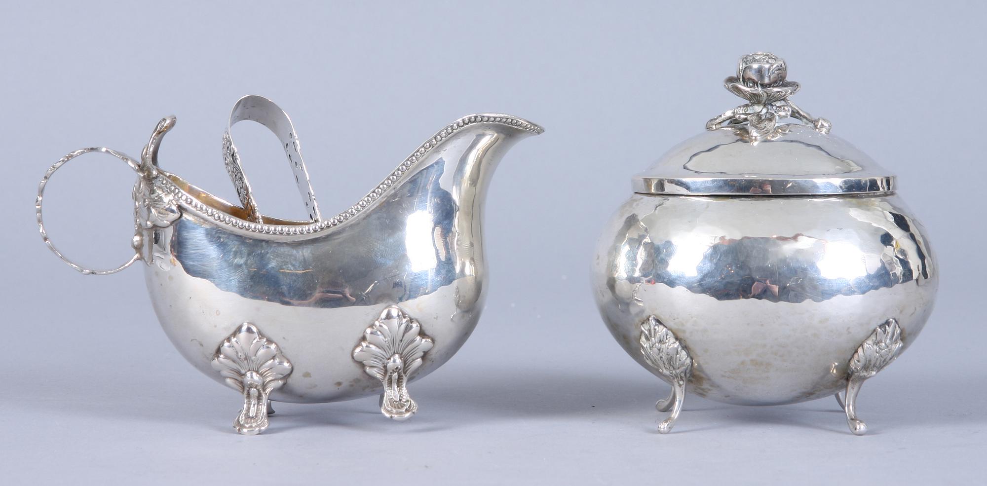 PARTI SILVER, 3 delar, 1900-tal. Vikt 384 gram.