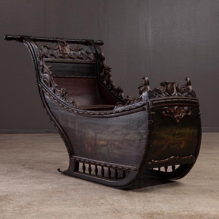 BARNVAGN MED MEDAR, Tyskland 1700-tal.