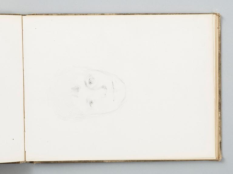 Nils Kreuger, "Skizzbok" (Sketch book).