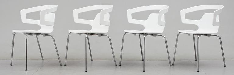 KARMSTOLAR, 4 st, "Segesta", Alfredo Häberli, Alias Design, formgiven 2002.