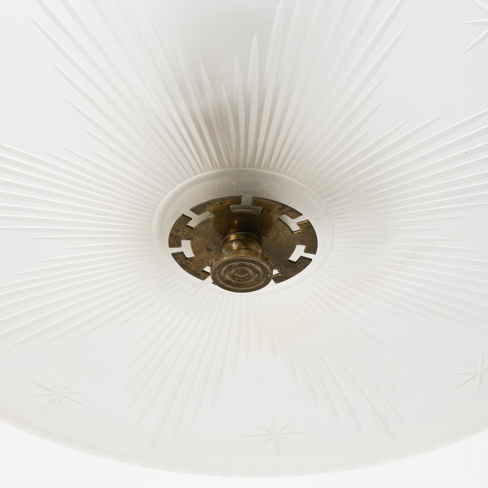 Harald Notini, a ceiling lamp, model "6350", Arvid Böhlmarks Lampfabrik.