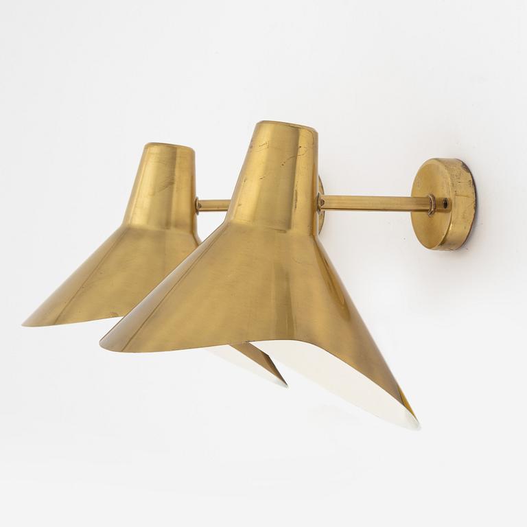 Hans Bergström, a pair of wall lights, model V319, Ateljé Lyktan.