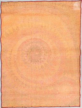 MARJATTA METSOVAARA, ryijymatto, Oy Finnrya Ab. Noin 186x136 cm.