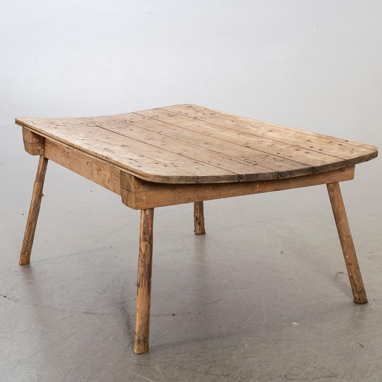 A 20th century slaughter table / garden table.