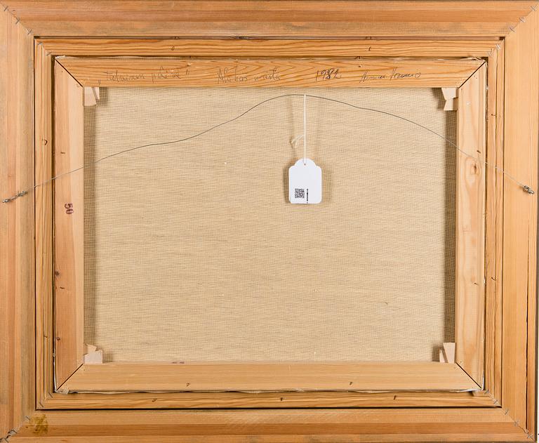 ARMAS VAINIO, oil on canvas, signed and dated 1982.