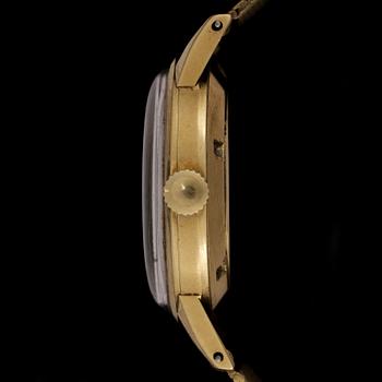 ARMBANDSUR, herr, Eterna-Matic, 1950/60-tal, 18k guld. Totalvikt 83g.