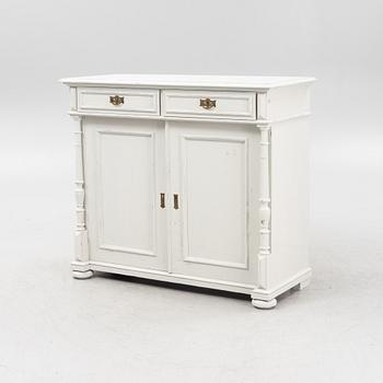 A painted sideboard, circa 1900.