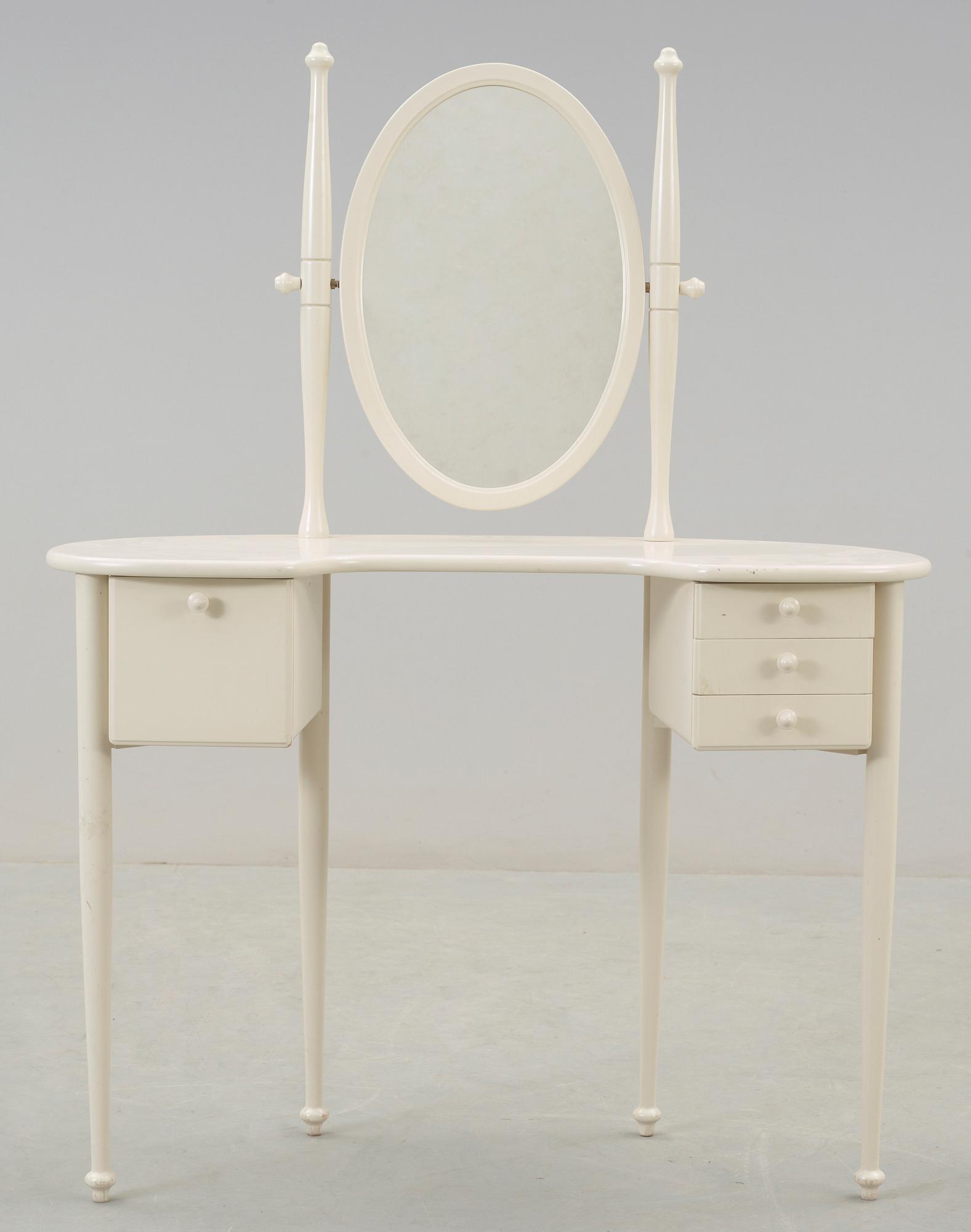 SMINKBORD, 1900-talets andra hälft.