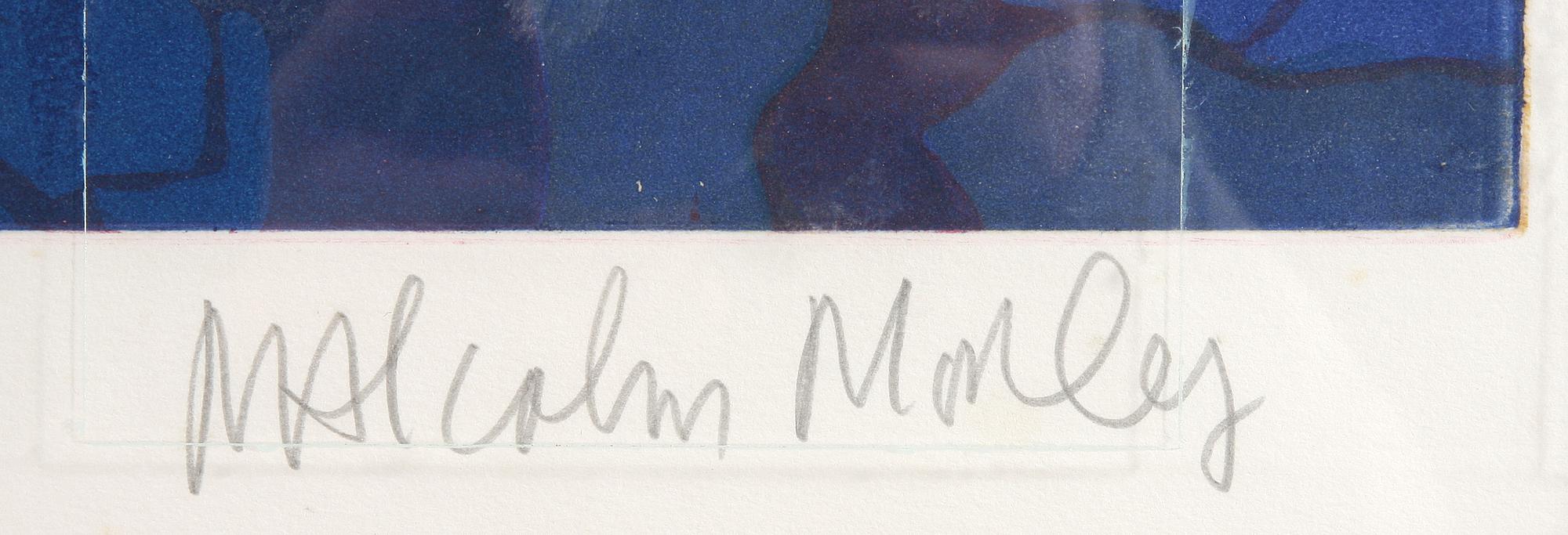 MALCOLM MORLEY, färglitografi, sign samt märkt A/P.