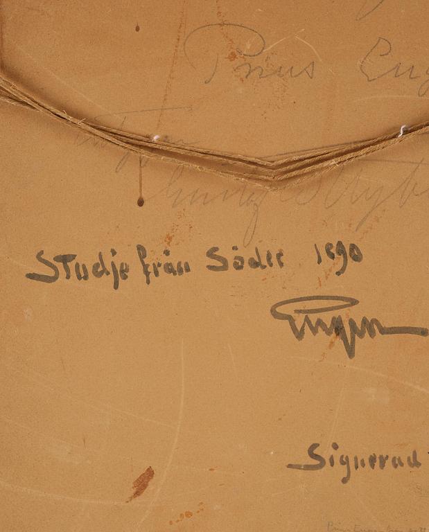Prins Eugen, "Studie från Söder" (Kvastmakarbacken, Stockholm).