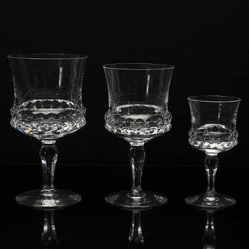 INGEBORG LUNDIN, an approx 90 piece  glass service.