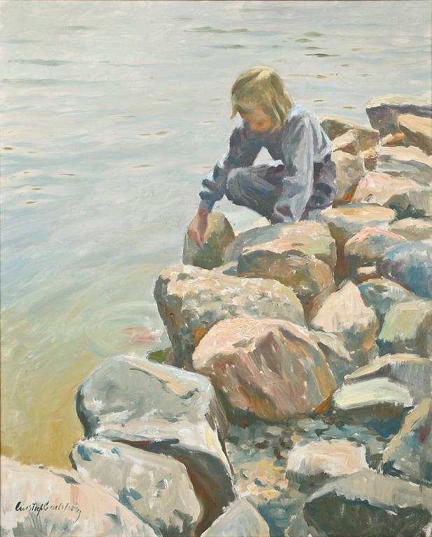 GUSTAF CARLSTRÖM, olja på duk, sign.
