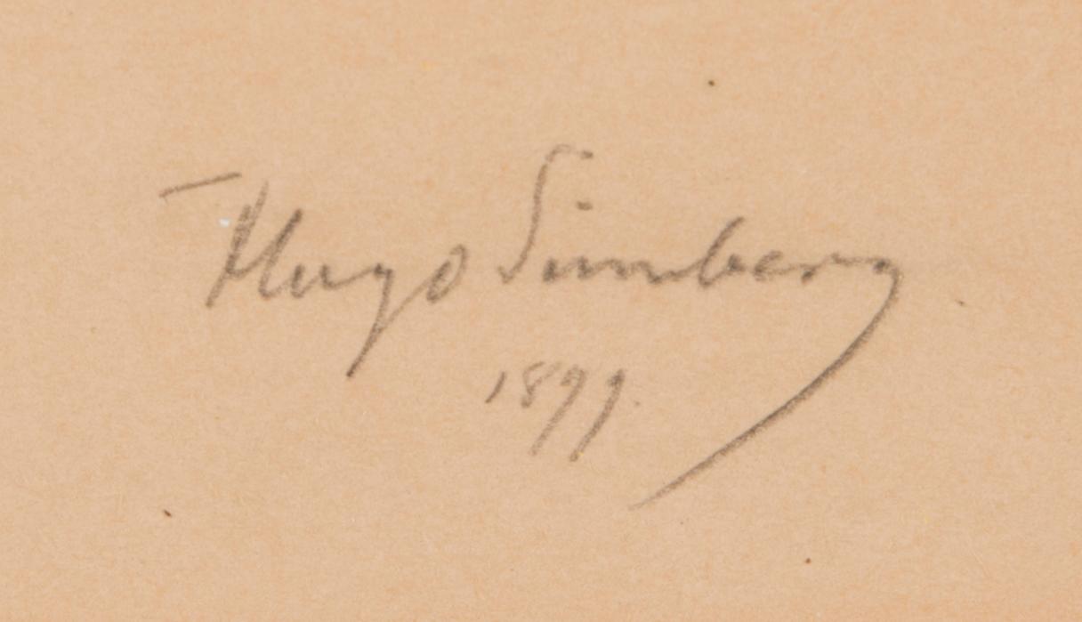 Hugo Simberg, DÖDEN PÅ SKRIDSKOR.