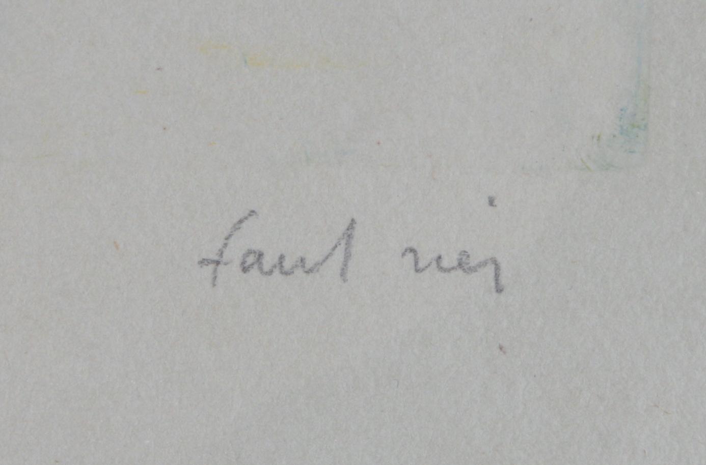 JEAN FAUTRIER, färgetsning, sign.