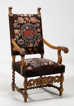 KARMSTOL, barockstil, 1900-tal.