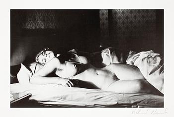 Helmut Newton · HELMUT NEWTON, "Berlin Nude", 1977, offsetlitografi, sign.