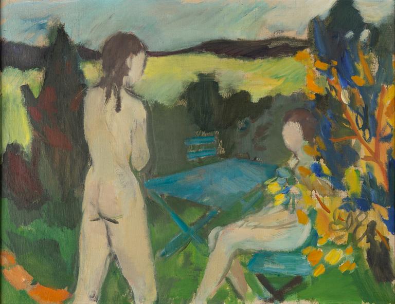 NILS NILSSON, oil on canvas.