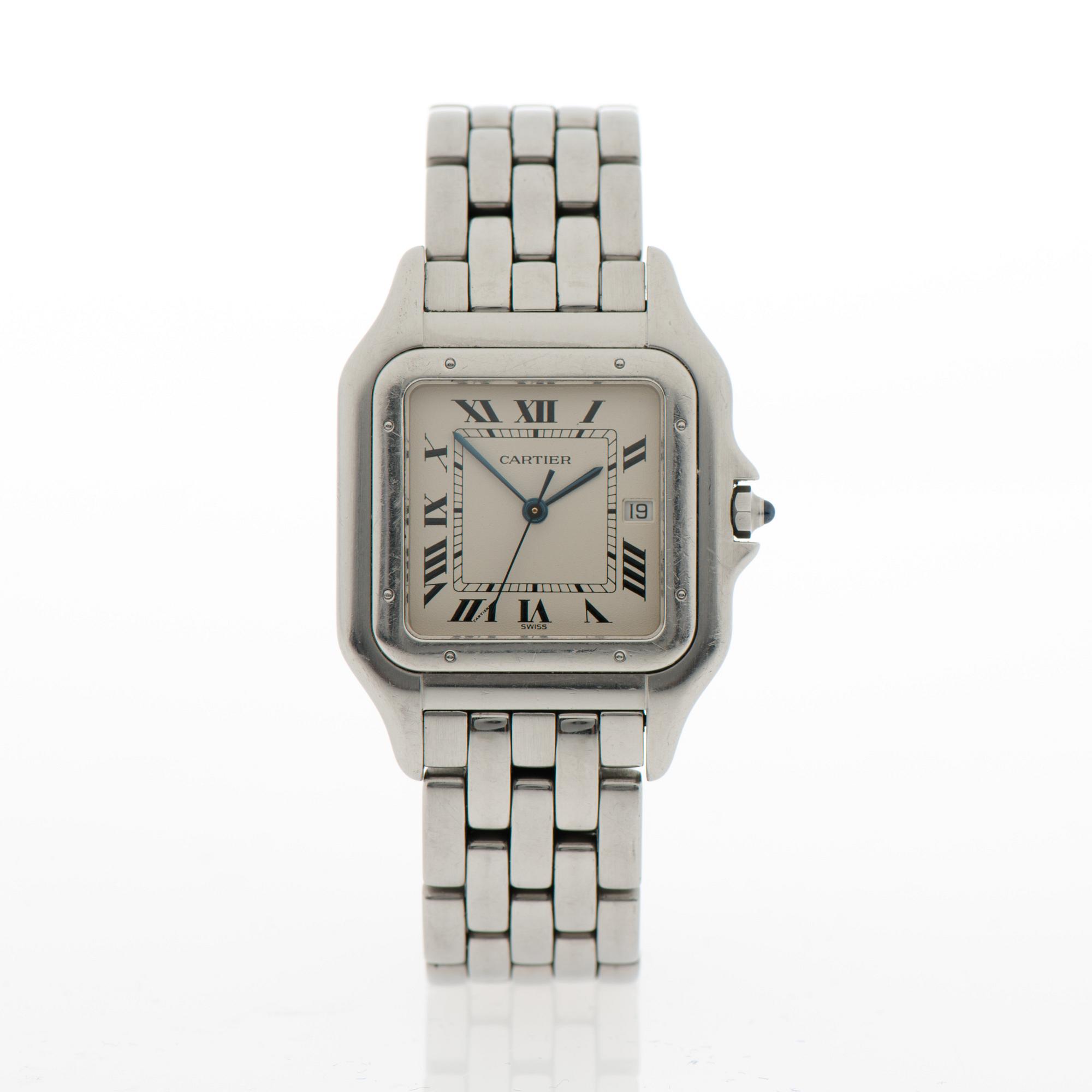 CARTIER, Panthere, wrist watch, 30 x 30 mm.