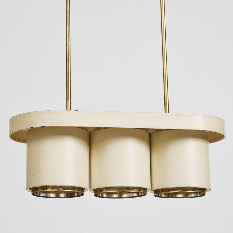 Alvar Aalto, a ceiling lamp model A 203,  Valaisinpaja Finland, 1970s.