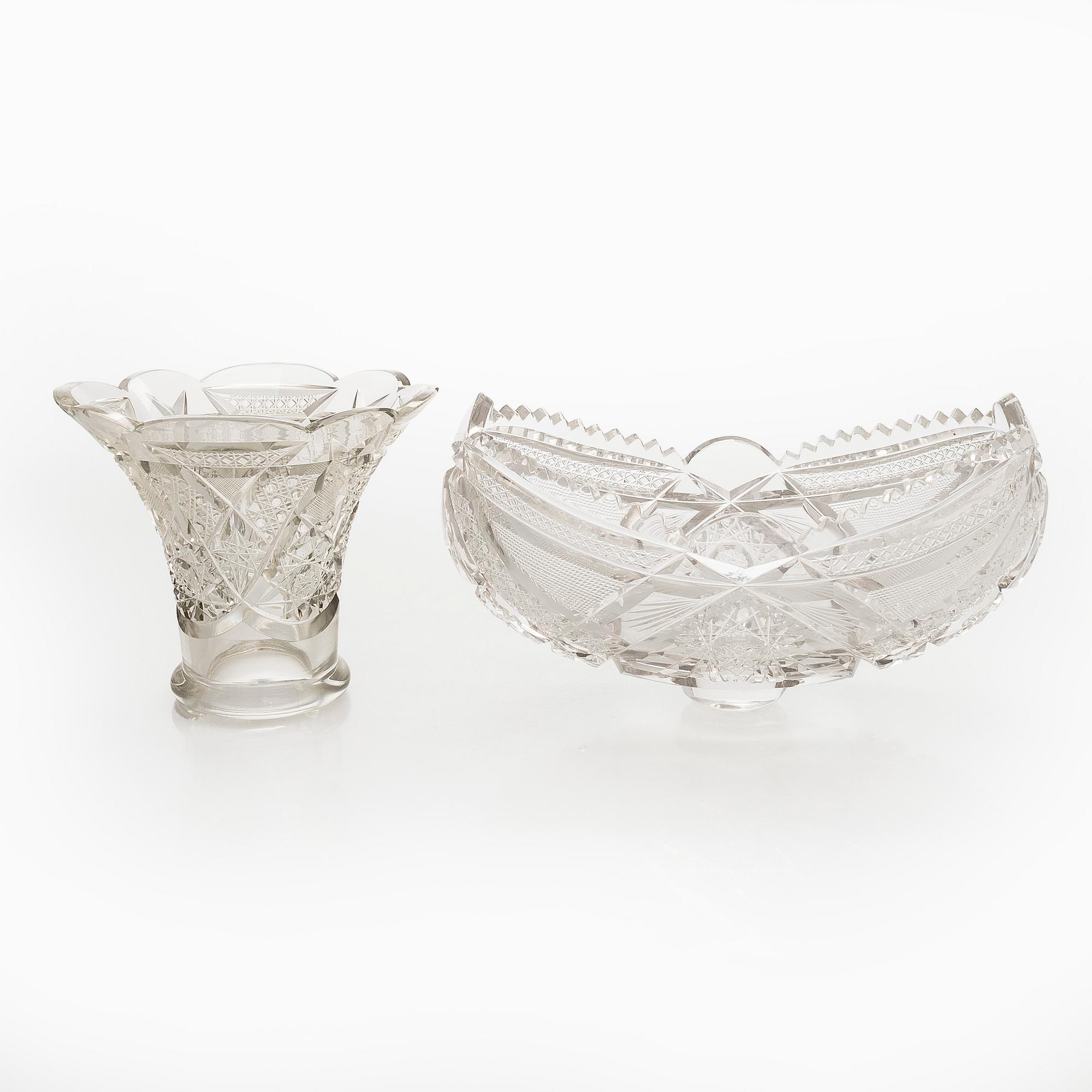 Malja, kristallia, 1900-luvun puoliväli.